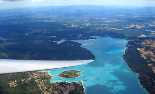 45  Du pain du vine et une zwever streffen boven lac du saint croix